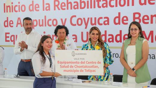 Evelyn Salgado: Vamos a continuar avanzando en Salud, para que Guerrero sea un ejemplo de que sí se puede