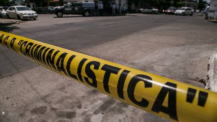 Escena del crimen. 8 ejecutados en Tabasco.