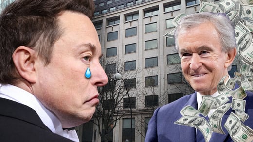 Elon Musk ya no es el más rico del mundo; Bernard Arnault le quitó el puesto por una poderosa razón