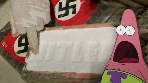 ¿Adolf Hitler vive y trafica droga desde Perú? Decomisan cargamento con esvástica Nazi que iba a Bélgica