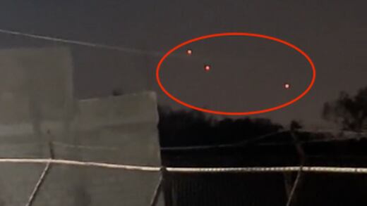 ¿Son brujas? Un video en TikTok logró captar bolas rojas volando en el cielo
