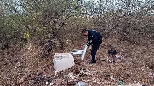 Encuentran tanques de oxígeno robados en Sonora