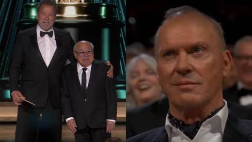VIDEO: El Batman de Michael Keaton se enfrenta a sus peores enemigos en los Premios Oscar 2024