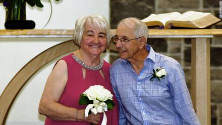 Florence Harvey y Fred Paul se casan tras estar separados 70 años