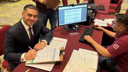 Omar García Harfuch se registra como candidato a senador con Morena