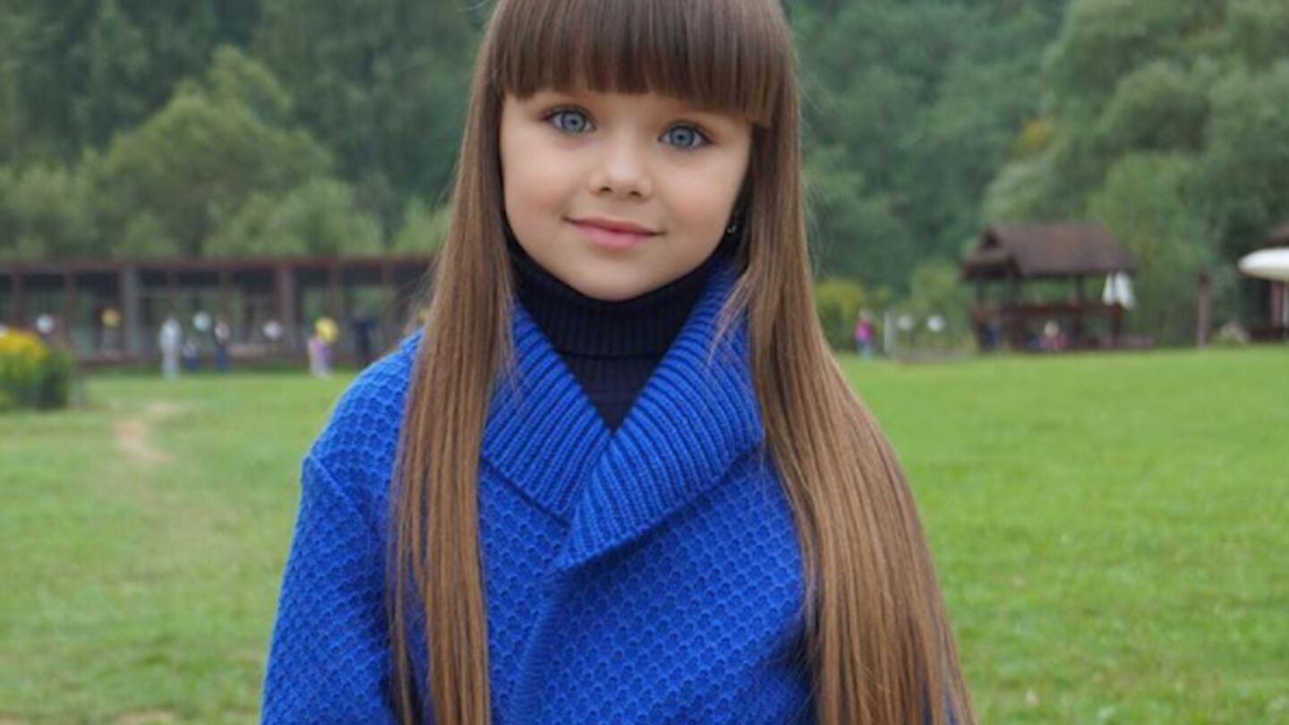 La niña más bella del mundo? Se llama Anastasia, es rusa y tiene 6