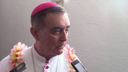 El obispo Salvador Rangel Mendoza.