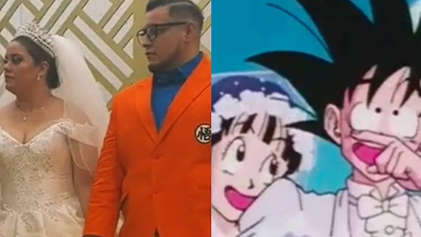 Dragon Ball: Fan se hace viral en TikTok por usar traje de Goku en su boda