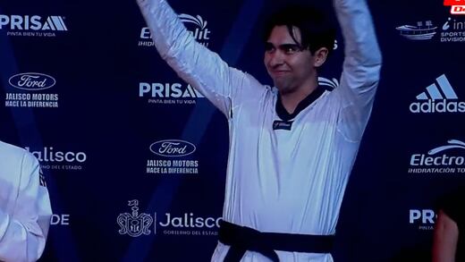 Bryan Salazar gana bronce en el Mundial de Taekwondo en Guadalajara