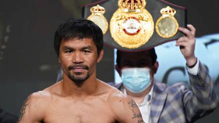 Manny Pacquiao, boxeador. (pelea agosto 2021)