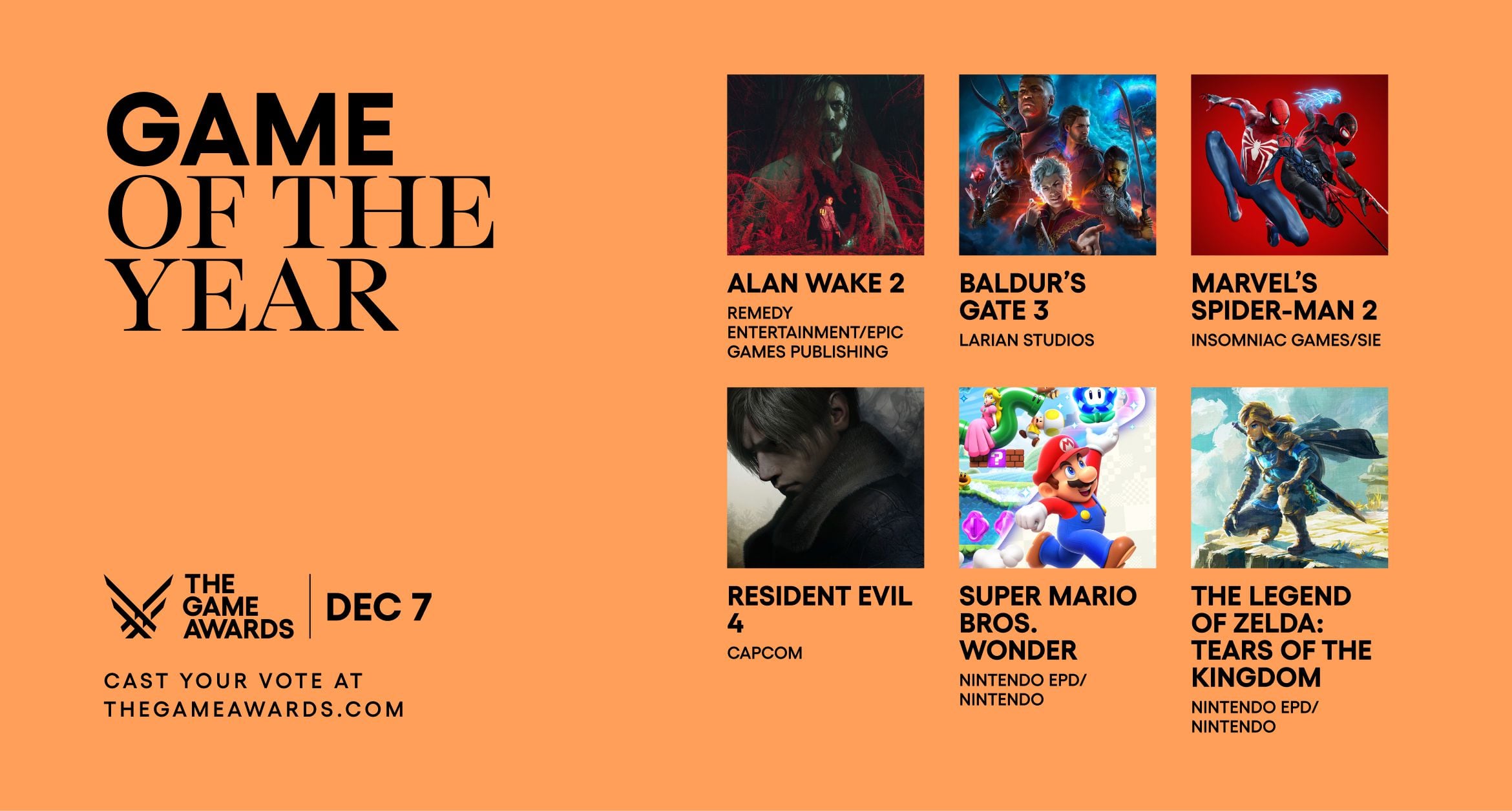 The Game Awards 2022: cómo votar al GOTY en la categoría Player's Voice -  Meristation