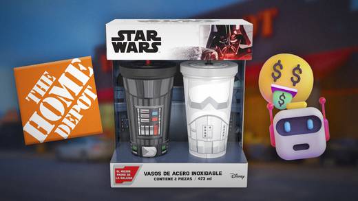 Los vasos de Star Wars que se venden en Home Depot para el Día del Padre
