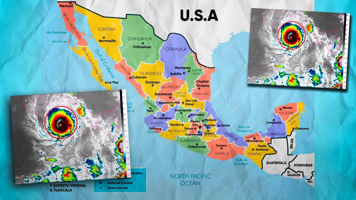 Estos son los huracanes categoría 5 que han impactado en México