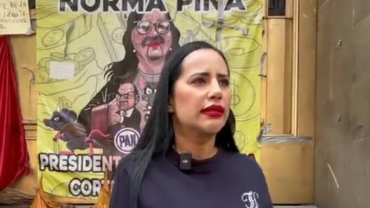 VIDEO: Sandra Cuevas va a la SCJN para apoyar a Norma Piña y manda mensaje a AMLO