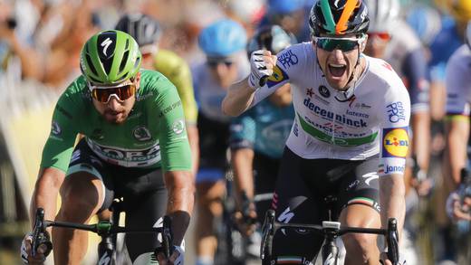 Sam Bennett gana la décima etapa del Tour de Francia; Roglic sigue como líder
