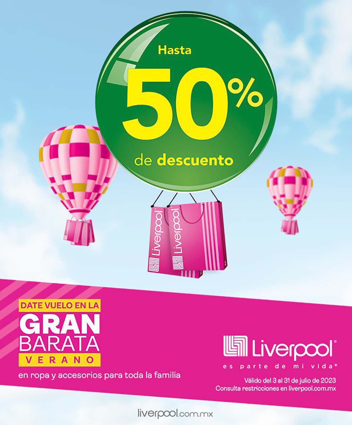 Liverpool Gran Barata de Verano 2023 llegan las Segundas Rebajas