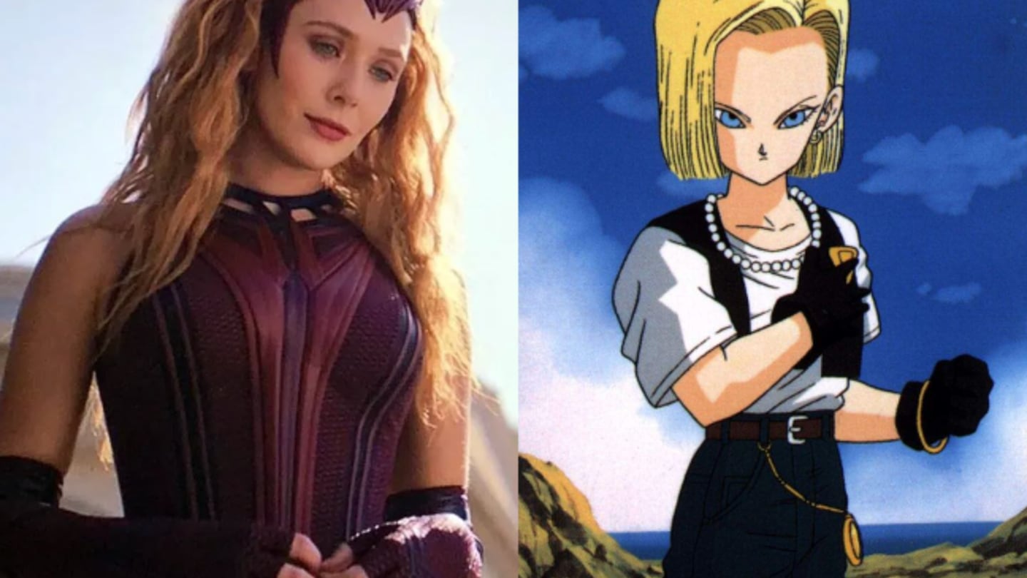 Dragon Ball Z: artista convierte a Elizabeth Olsen en la Androide