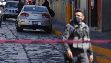 Zona de ataque a agentes de la Fiscalía de Puebla