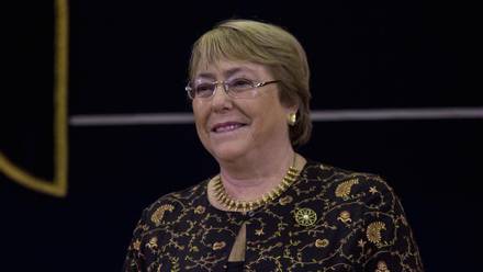 Michelle Bachelet. Visita a México.