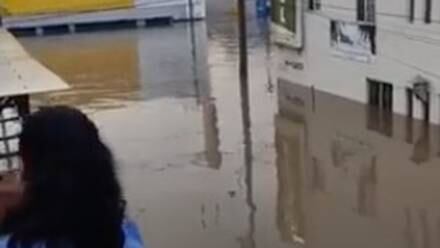 Inundación en IMSS de Tula
