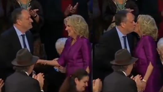 ¿Joe Biden y Kamala Harris son swingers? Jill Biden y el esposo de la vicepresidenta se besaron en la boca