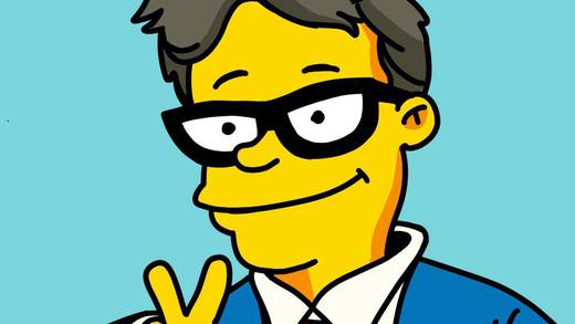 ¿Ricardo Monreal salió en Los Simpson? Con una caricatura simpsonizada el senador quiere ser parte de sus profecías