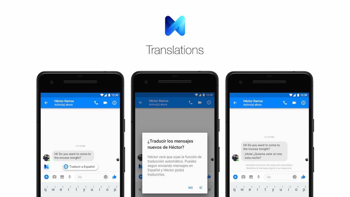 Facebook lanza Sugerencias de M para hacer traducciones automáticas