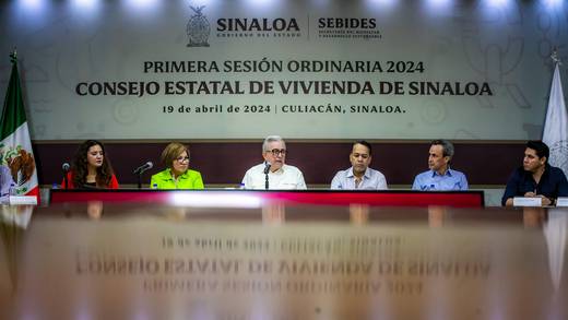 Rubén Rocha encabezó la primera sesión ordinaria del Consejo Estatal de Vivienda