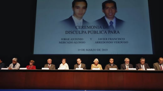 Gobierno federal pide disculpa por ejecución de los estudiantes Jorge y Javier