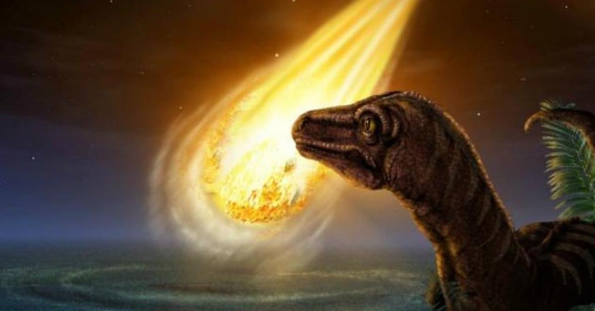Encuentran pata fosilizada de dinosaurio que murió al estrellarse el  meteorito