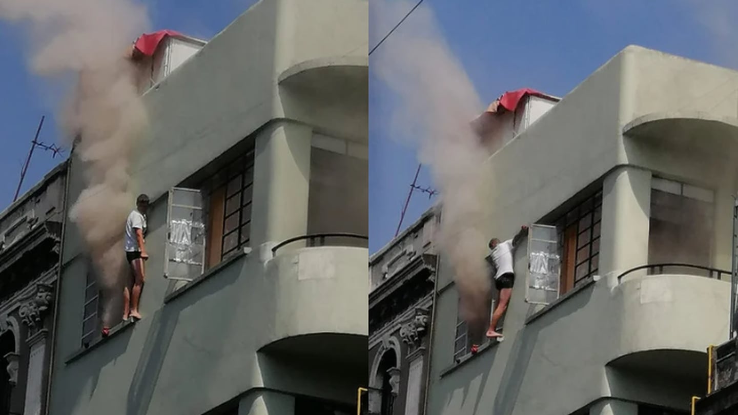 CDMX: Hombre se tira por la ventana por incendio en su departamento en el  Centro Histórico