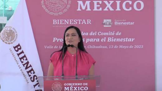 Ariadna Montiel encabeza instalación de Comités de Programas de Bienestar en la región de Hidalgo del Parral