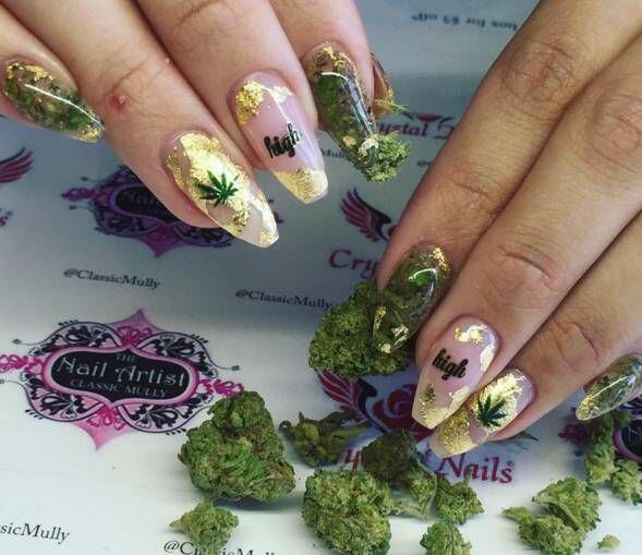 WeedNailArt: una tendencia para las uñas que celebra el 4/20