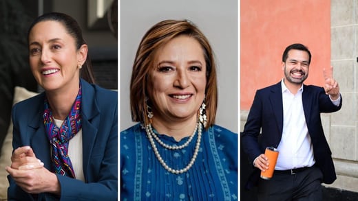 CNDH hace un llamado a Claudia Sheinbaum, Xóchitl Gálvez y Jorge Álvarez Máynez