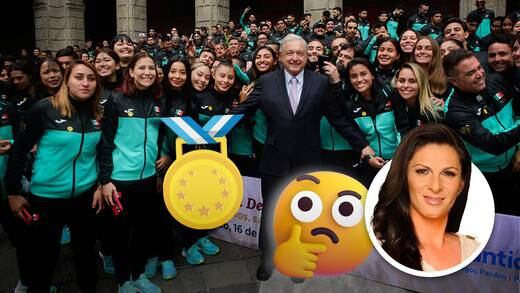 Juegos Panamericanos 2023: AMLO aplaude labor de Ana Gabriela Guevara por tercer lugar en el medallero