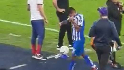 El momento preciso en el que Tecatito Corona salió lesionado y entre lágrimas del Rayados vs. Atlético de San Luis