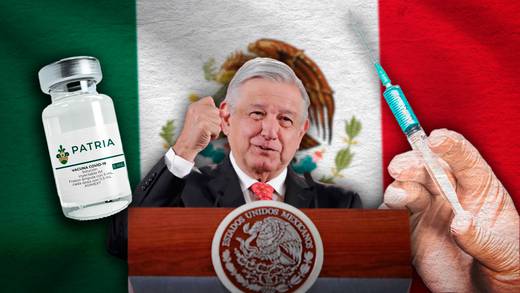 “Felicidades”: AMLO celebra aprobación de la vacuna mexicana Patria contra Covid-19