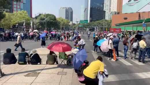 ¿Qué pasa en Insurgentes y Paseo de la Reforma hoy 16 de mayo? Maestros de la CNTE arman bloqueo
