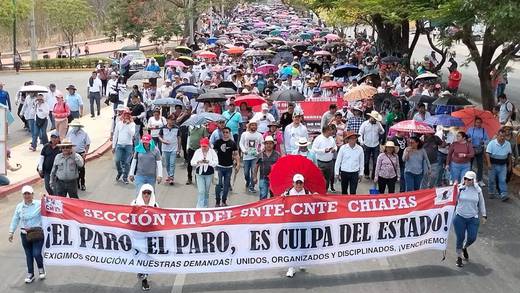 ¿No habrá clases en Chiapas? Maestros de la CNTE se van a paro indefinido