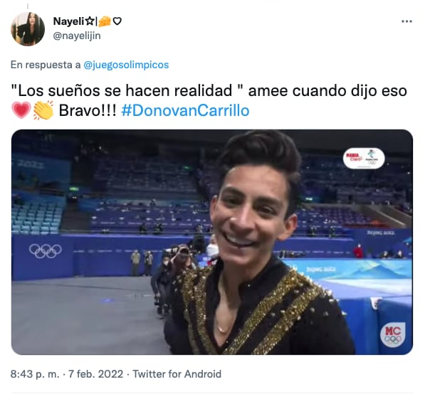 Publicación de Twitter