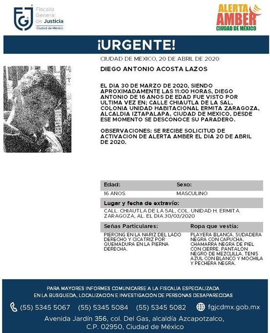 Ficha de búsqueda de Diego.