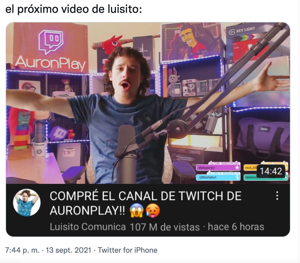 Memes de la casa de Luisito Comunica y AuronPlay