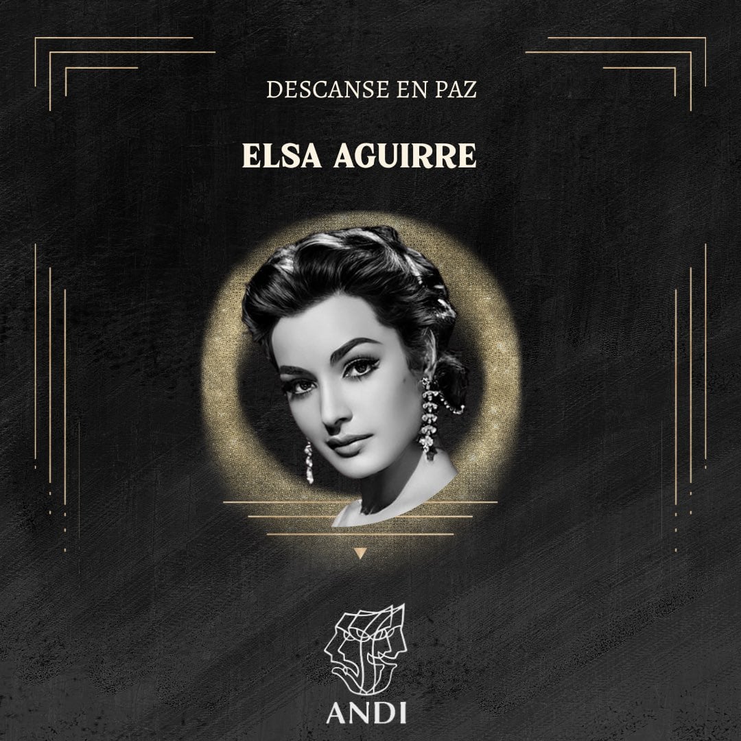 ANDI informa la muerte de Elsa Aguirre.