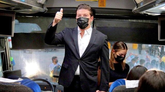 Samuel García, gobernador de Nuevo León.