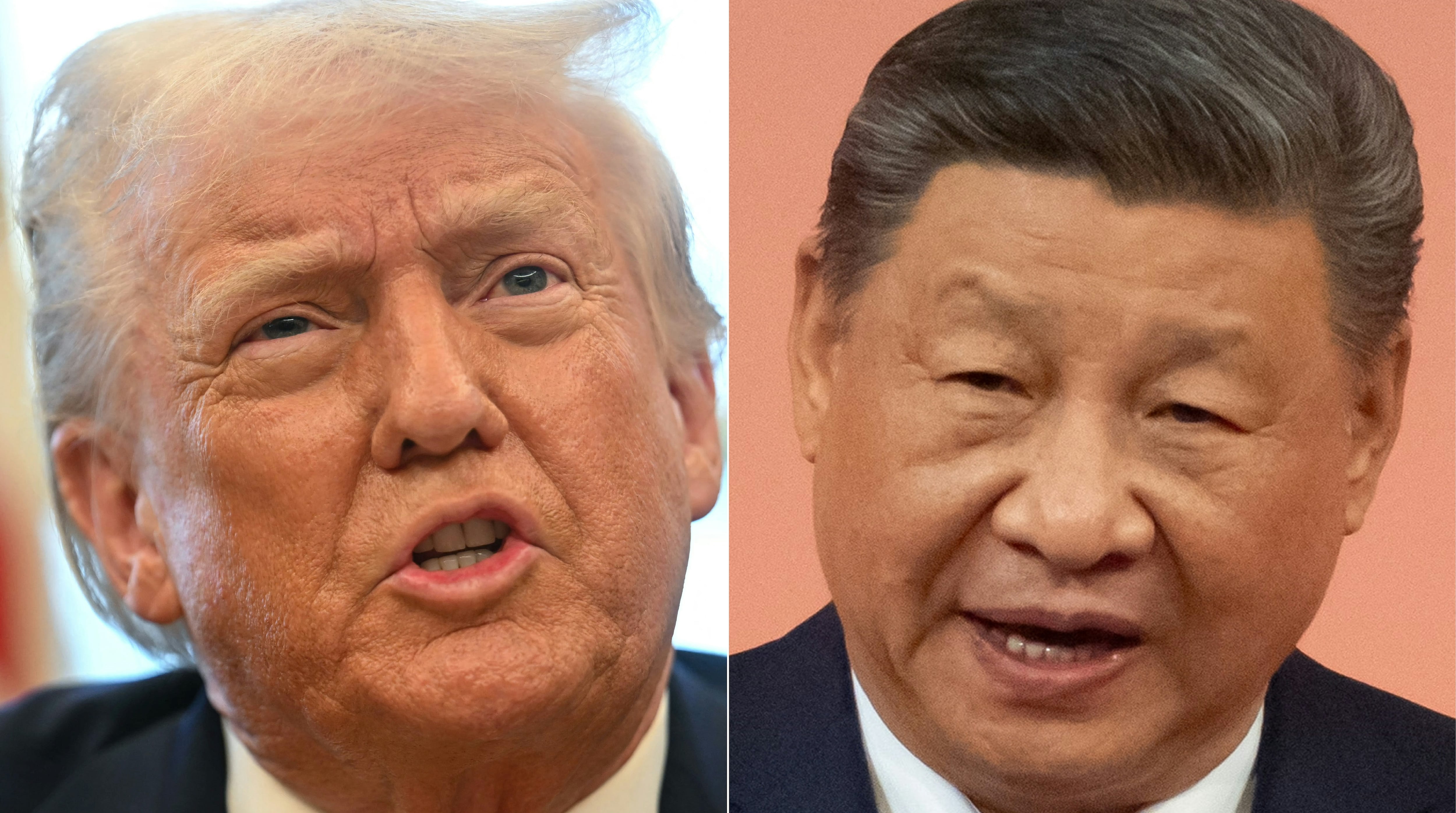 Donald Trump, presidente de Estados Unidos y Xi Jinping, presidente de China