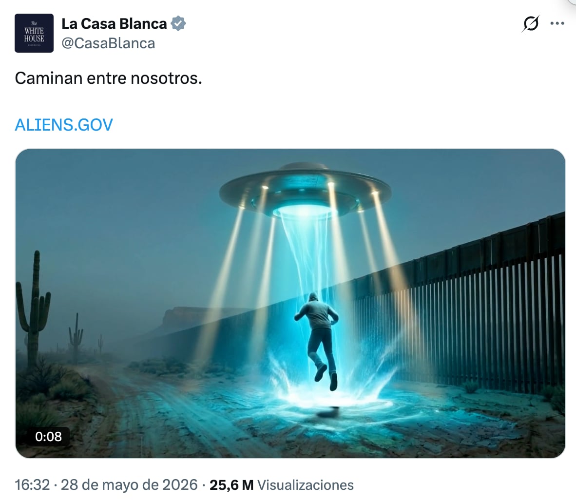 La Casa Blanca compara a los migrantes con extraterrestres, desatando fuertes críticas