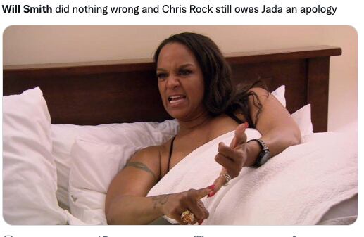 Memes sobre disculpa de Will Smith a Chris Rock