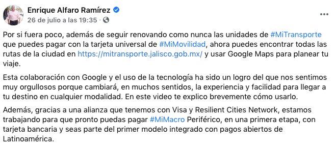 Publicación de Enrique Alfaro