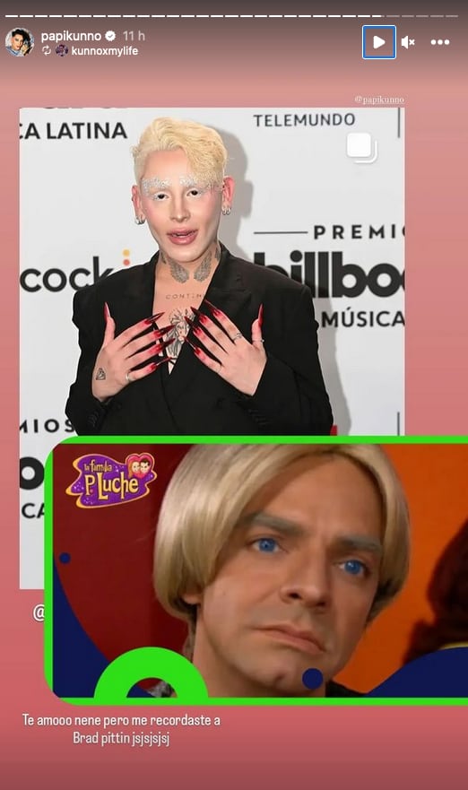Kunno comparte los mejores memes que le hicieron a su look.