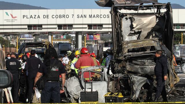 Accidente México Puebla
